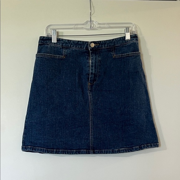 Tommy Hilfiger Dark Blue A-Line Skirt - Picture 1 of 6